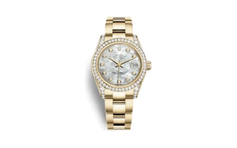 Rolex Datejust 31 Yellow Gold Diamond / Oyster / MOP