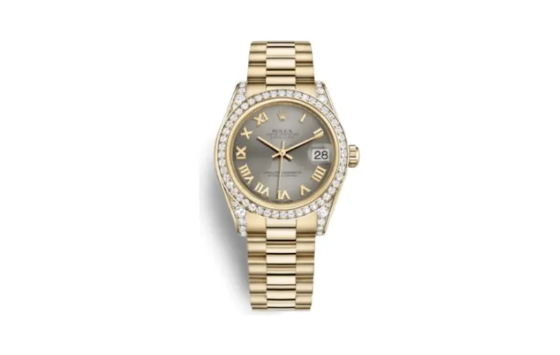 Rolex Datejust 31 Yellow Gold Diamond / President / Steel Roman