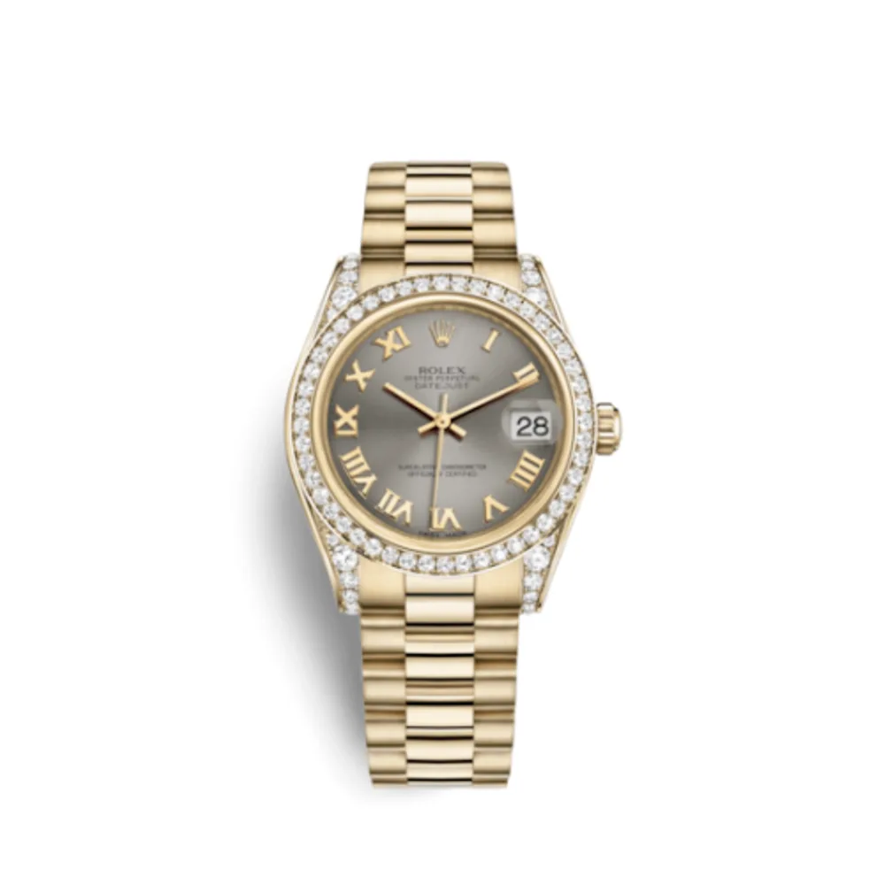 Rolex Datejust 31 Yellow Gold Diamond / President / Steel Roman