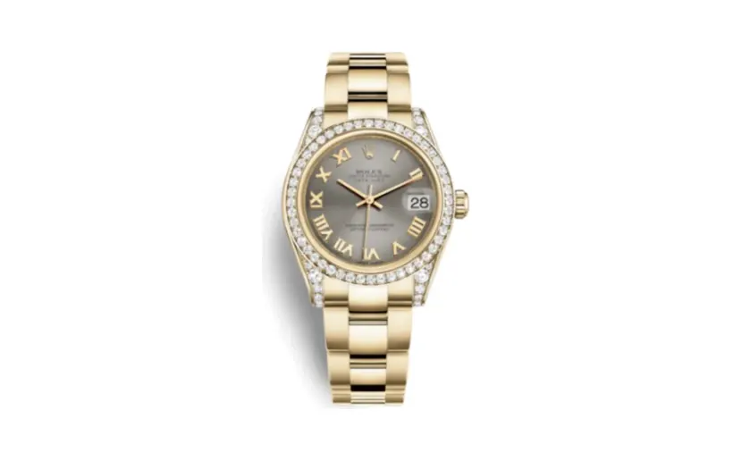 Rolex Datejust 31 Yellow Gold Diamond / Oyster / Steel Roman