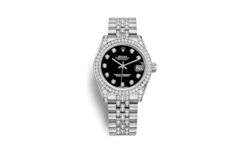 Rolex Datejust 31 White Gold Diamond / Jubilee Diamond / Black Diamond