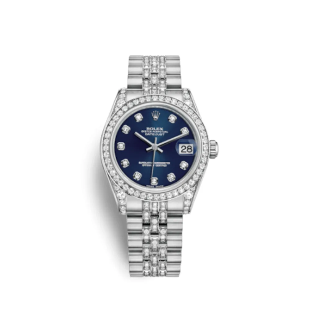 Rolex Datejust 31 White Gold Diamond / Jubilee Diamond / Blue Diamond