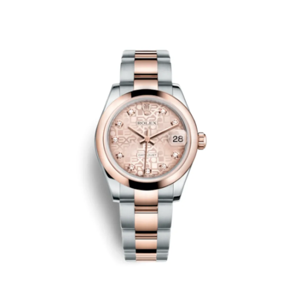 Rolex Datejust 31 Rolesor Everose Domed / Oyster / Pink Computer