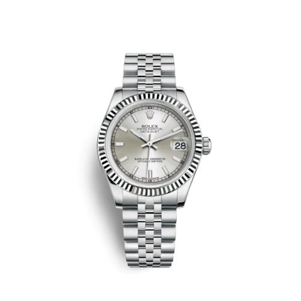Rolex Datejust 31 Stainless Steel Fluted / Jubilee / Silver