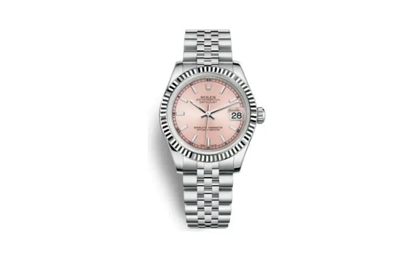 Rolex Datejust 31 Stainless Steel Fluted / Jubilee / Pink