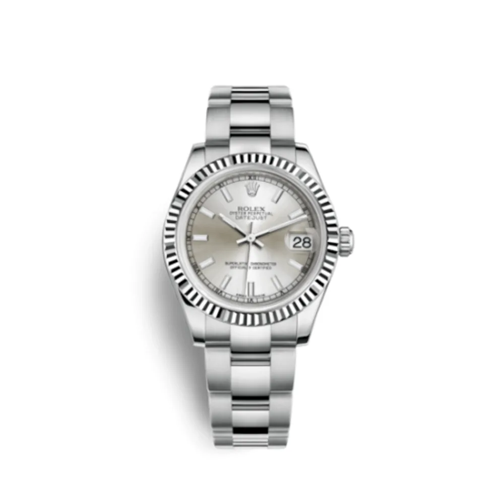 Rolex Datejust 31 Stainless Steel Fluted / Oyster / Silver