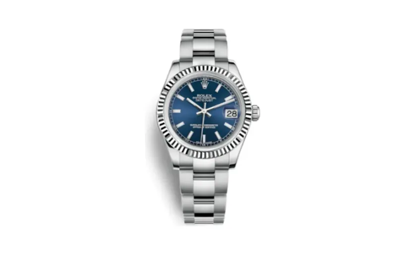 Rolex Datejust 31 Stainless Steel Fluted / Oyster / Blue