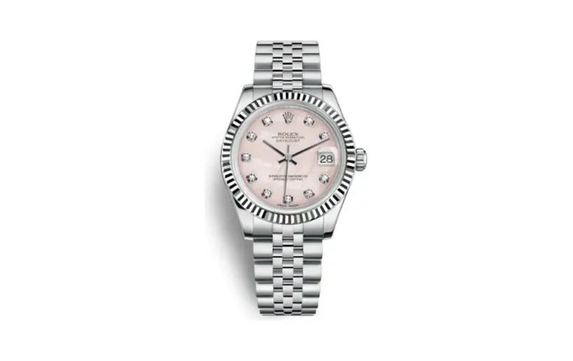 Rolex Datejust 31 Stainless Steel Fluted / Jubilee / Pink MOP Diamond
