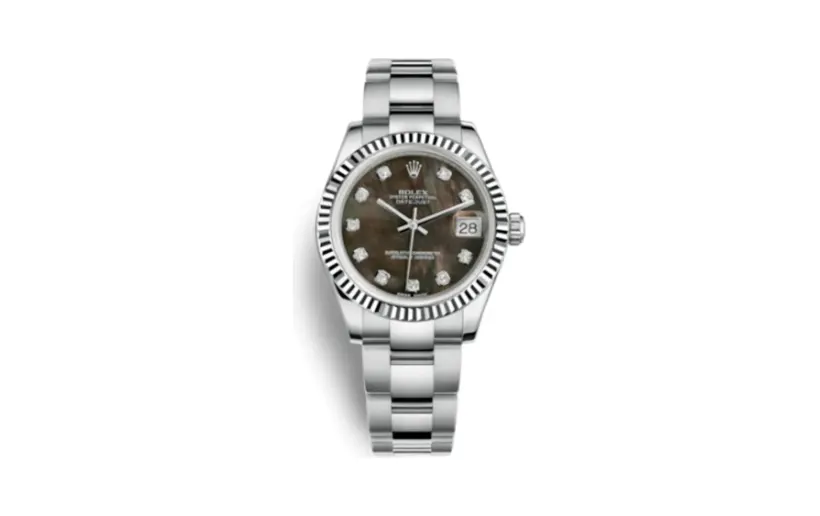 Rolex Datejust 31 Stainless Steel Fluted / Oyster / Black MOP