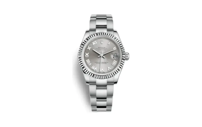Rolex Datejust 31 Stainless Steel Fluted / Oyster / Rhodium Roman