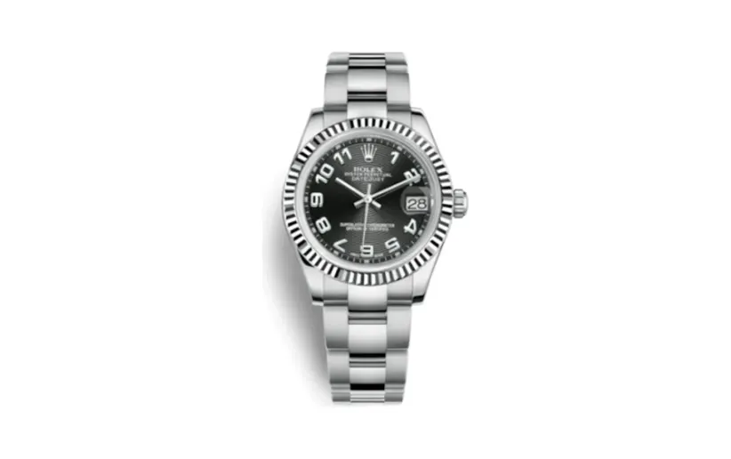 Rolex Datejust 31 Stainless Steel Fluted / Oyster / Black - Arabic