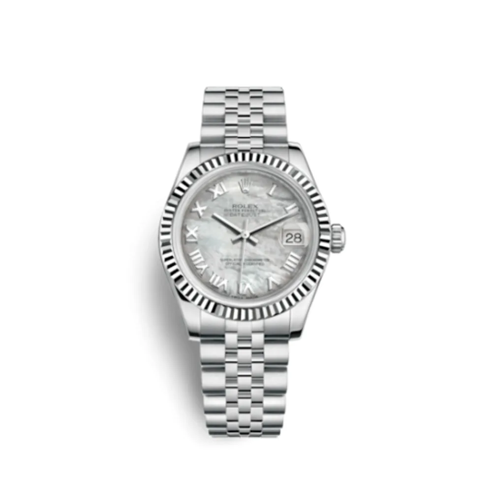 Rolex Datejust 31 Stainless Steel Fluted / Jubilee / MOP Roman