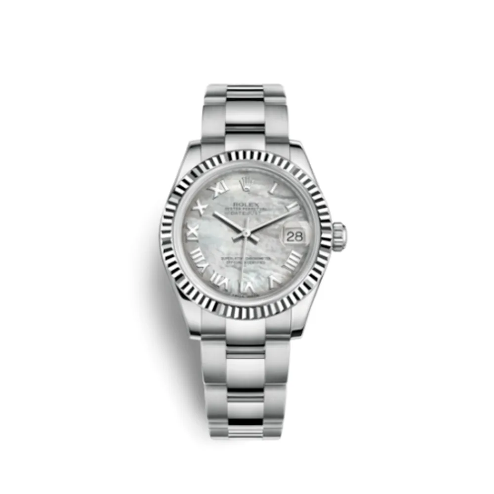 Rolex Datejust 31 Stainless Steel Fluted / Oyster / MOP - Roman