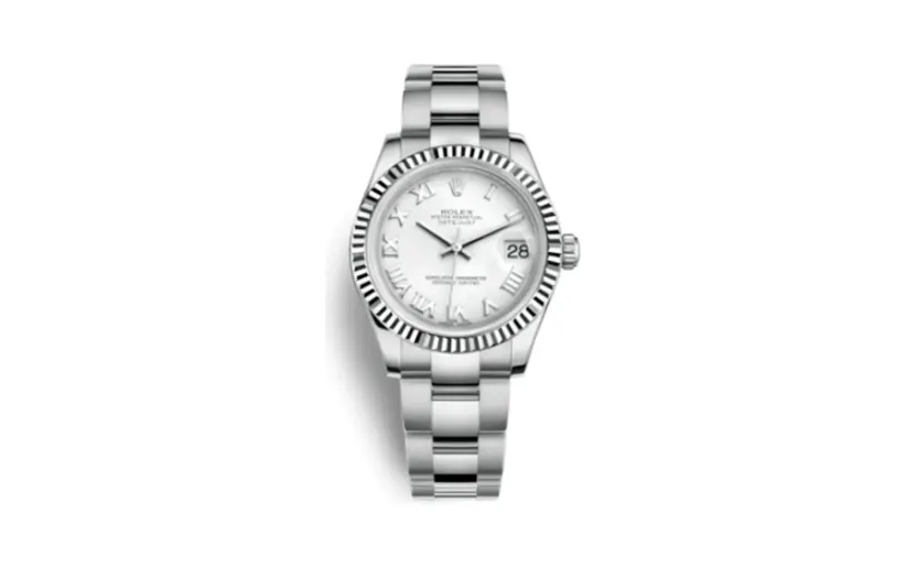 Rolex Datejust 31 Stainless Steel Fluted / Oyster / White - Roman
