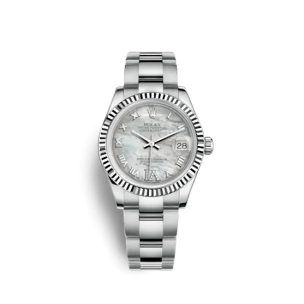 Rolex Datejust 31 Stainless Steel Fluted / Oyster / MOP - Roman