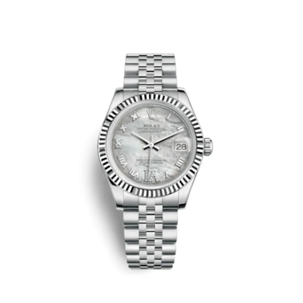 Rolex Datejust 31 Stainless Steel Fluted / Jubilee / MOP Roman