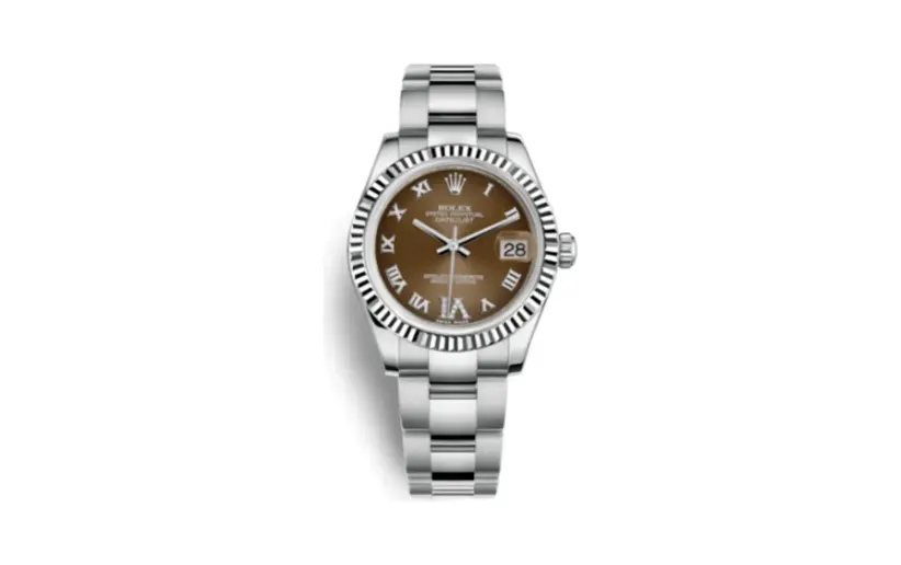 Rolex Datejust 31 Stainless Steel Fluted / Oyster / Bronze - Roman