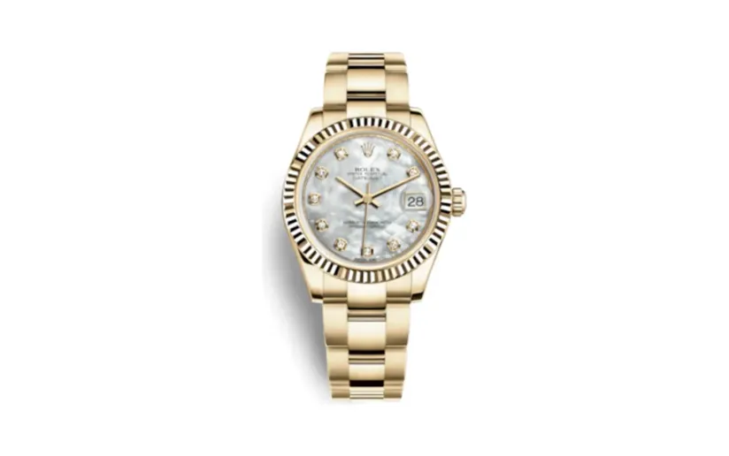 Rolex Datejust 31 Yellow Gold Fluted / Oyster / MOP