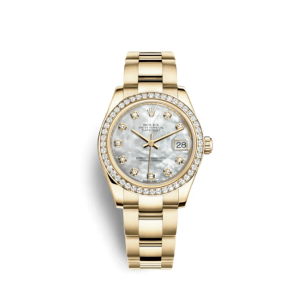 Rolex Datejust 31 Yellow Gold Diamond / Oyster / MOP