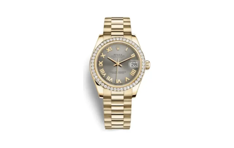 Rolex Datejust 31 Yellow Gold Diamond / President / Steel Roman