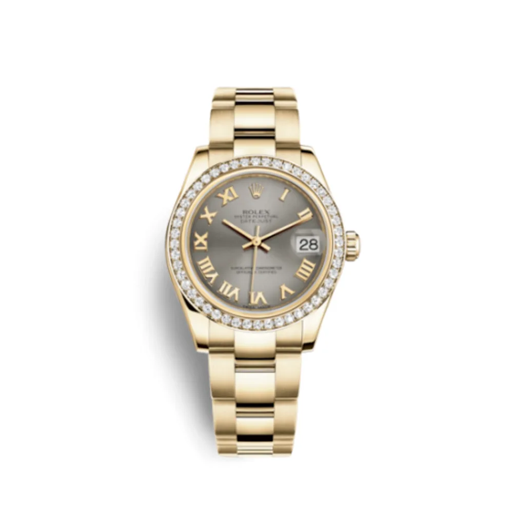 Rolex Datejust 31 Yellow Gold Diamond / Oyster / Steel Roman