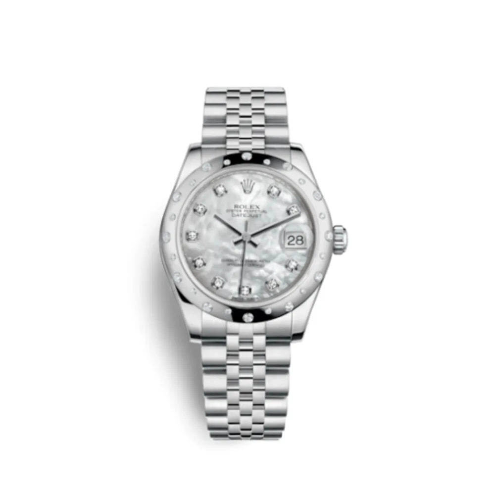 Rolex Datejust 31 Stainless Steel Domed Diamond / Jubilee / MOP