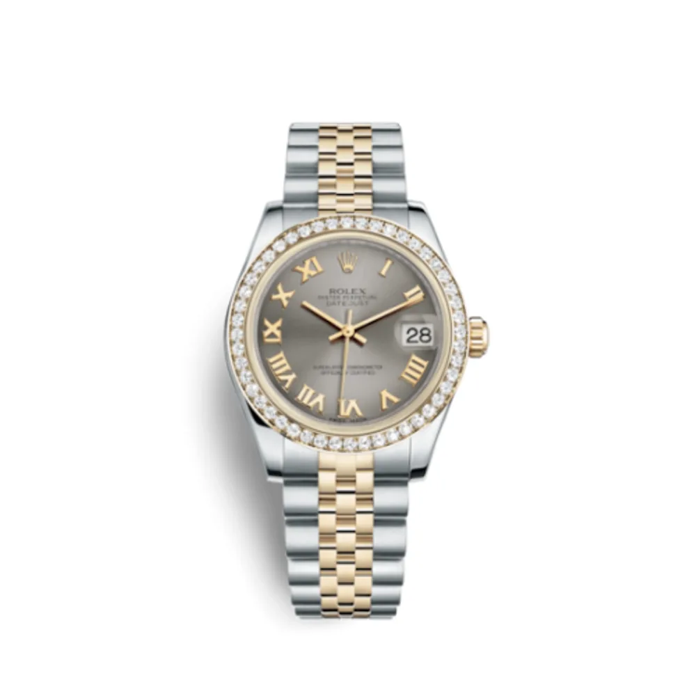 Rolex Datejust 31 Rolesor Yellow Diamond / Jubilee / Steel Roman