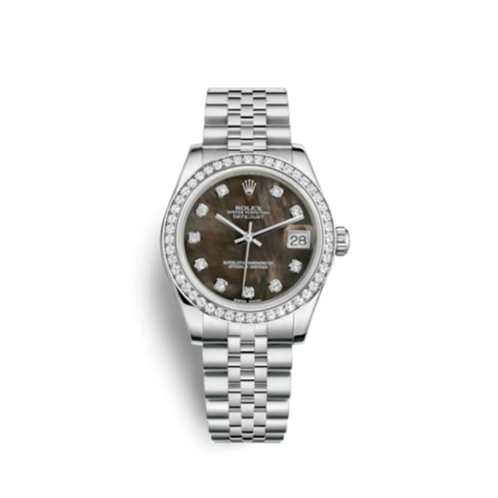 Rolex Datejust 31 Stainless Steel Diamond / Jubilee / Black MOP