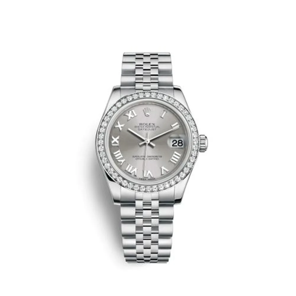 Rolex Datejust 31 Stainless Steel Diamond / Jubilee / Rhodium - Roman