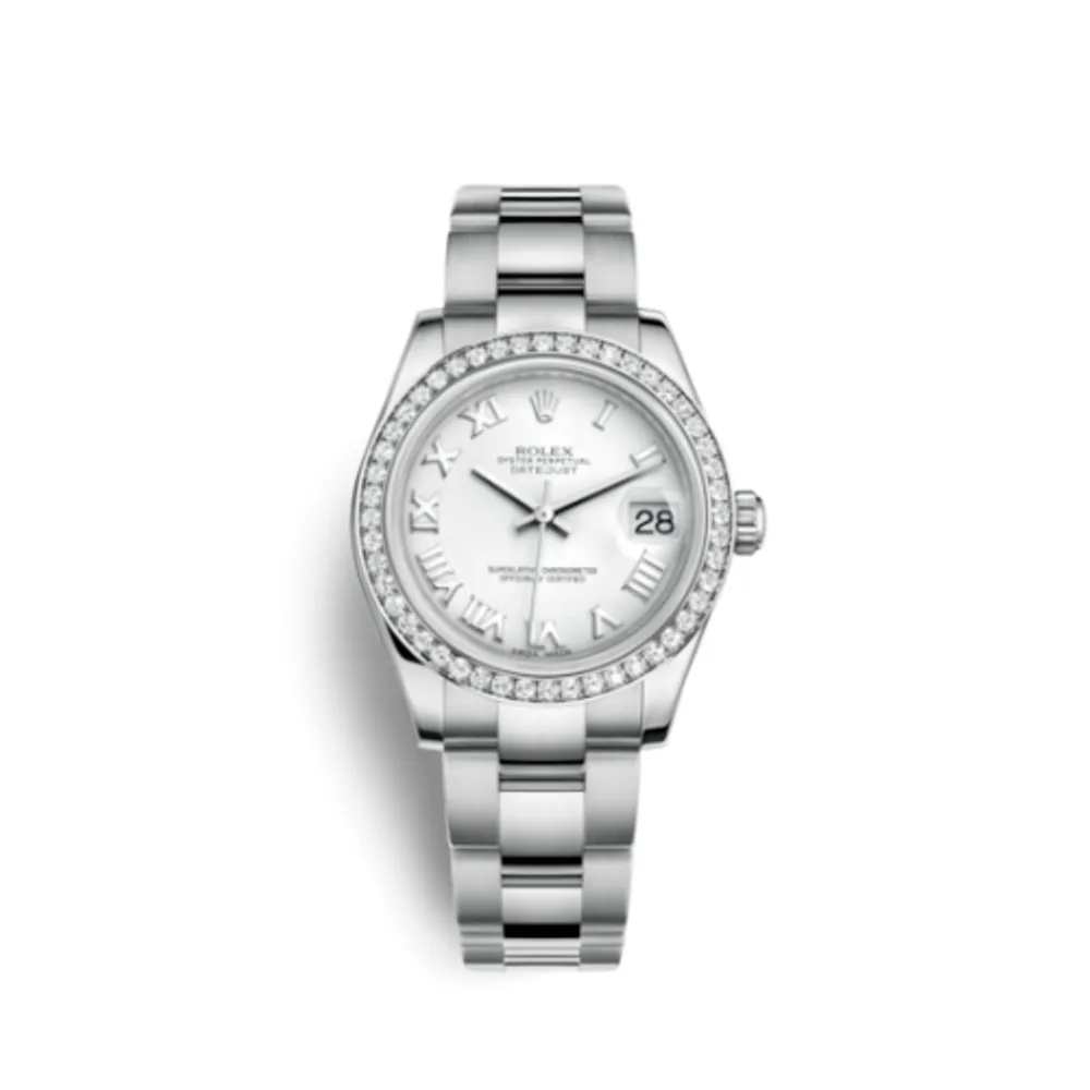 Rolex Datejust 31 Stainless Steel Diamond / Oyster / White - Roman