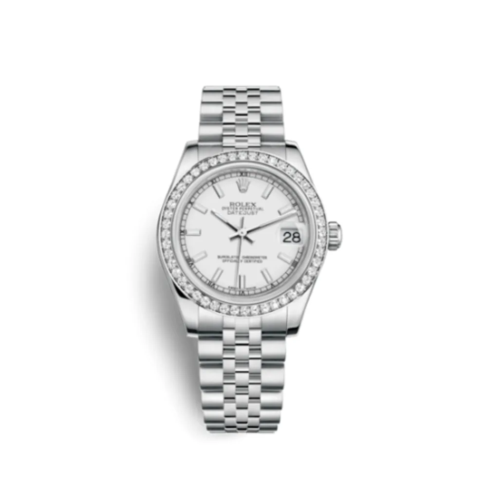 Rolex Datejust 31 Stainless Steel Diamond / Jubilee / White