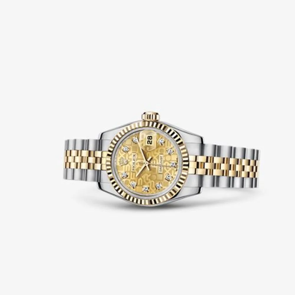 Rolex Lady-Datejust 26 Rolesor Fluted Computer Diamond Jubilee