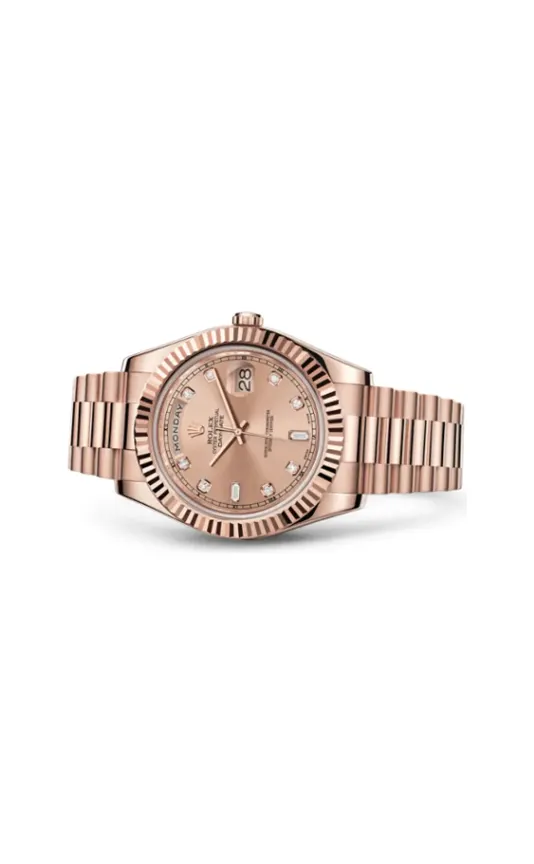 Rolex Day-Date II Everose Pink Diamonds