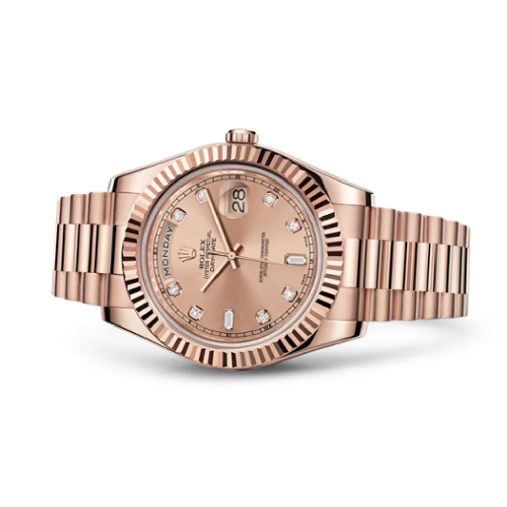 Rolex Day-Date II Everose Pink Diamonds