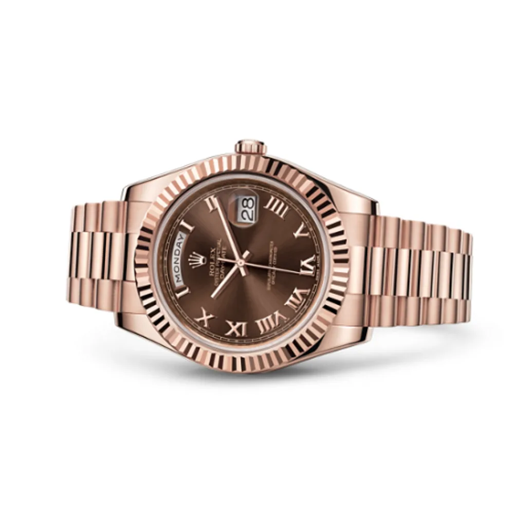 Rolex Day-Date II Everose Chocolate Roman