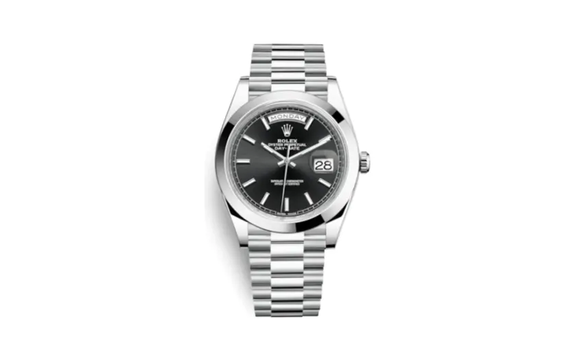 Rolex Day-Date 40 Platinum / Black