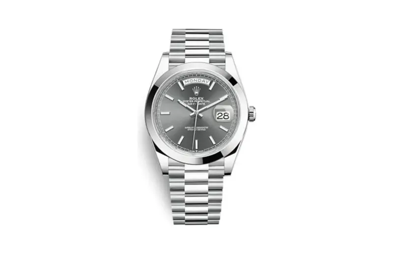 Rolex Day-Date 40 Platinum / Grey