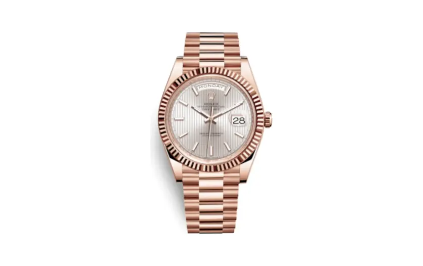 Rolex Day-Date 40 Everose / Sundust Tuxedo