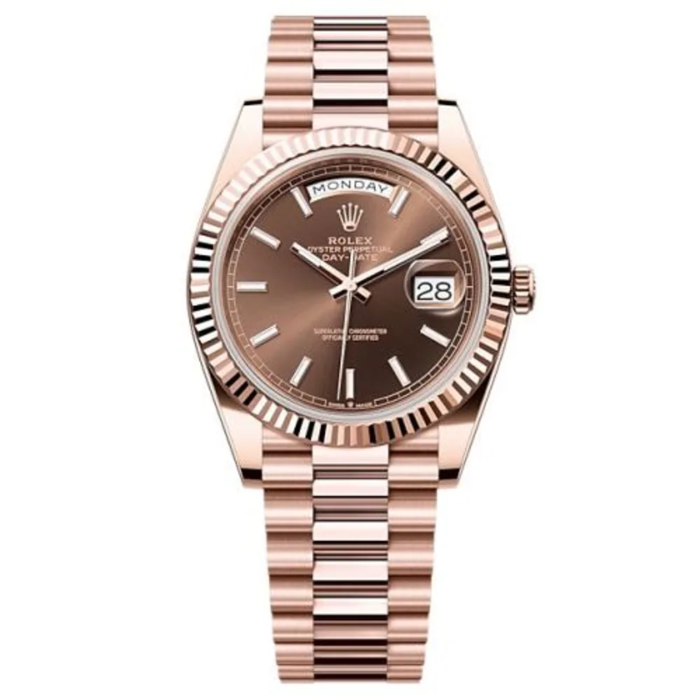 Rolex Day-Date 40 Everose / Chocolate