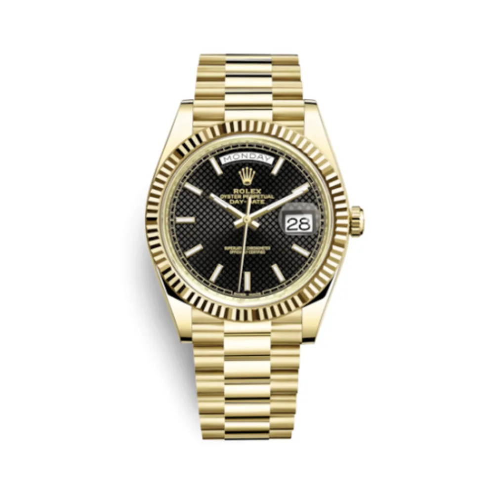 Rolex Day-Date 40 Yellow Gold / Black