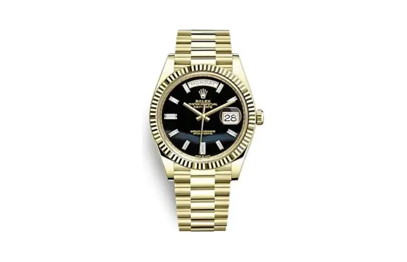 Rolex Day-Date 40 Yellow Gold / Onyx
