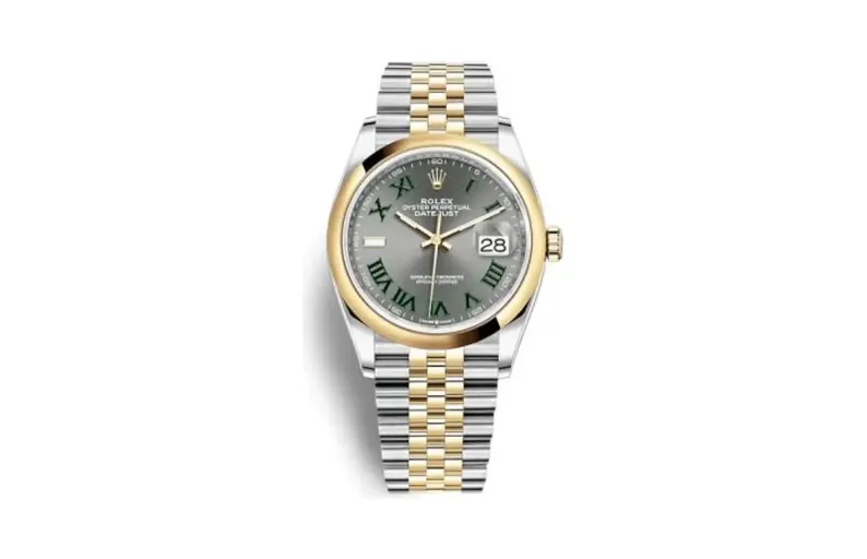 Rolex Datejust 36 Stainless Steel / Yellow Gold / Smooth / Slate Roman / Jubilee