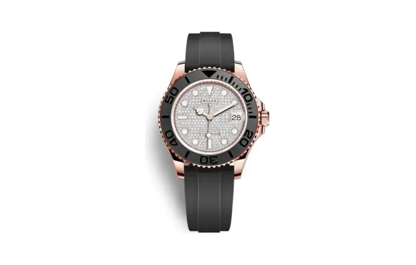 Rolex Yacht-Master 37 Everose Cerachrom / Paved