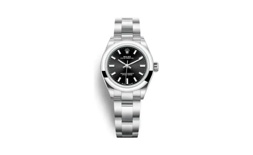 Rolex Oyster Perpetual 28 Stainless Steel / Black