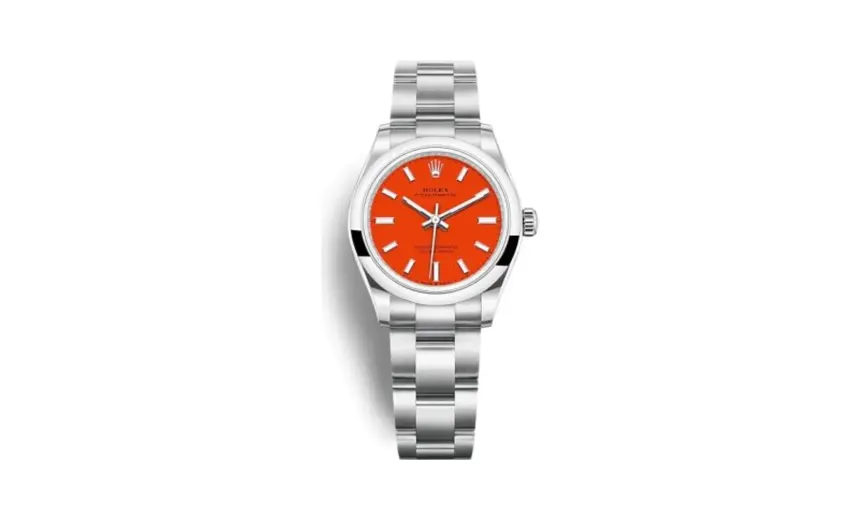 Rolex Oyster Perpetual 31 Stainless Steel / Red