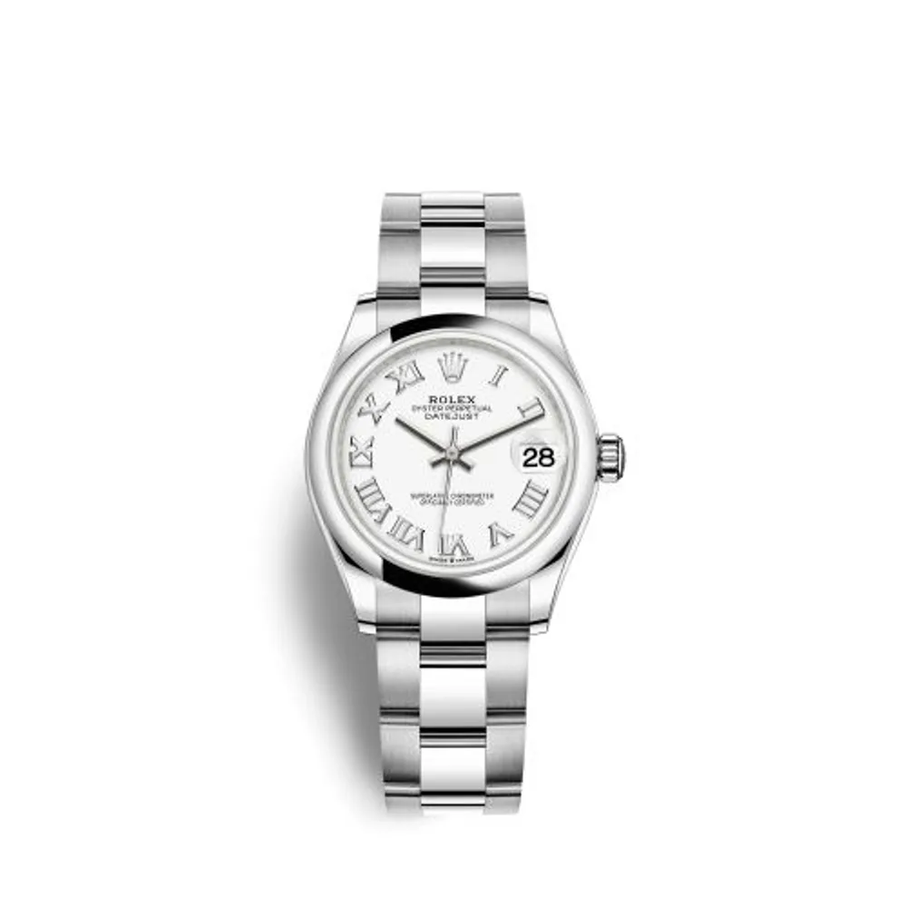 Rolex Datejust 31 Stainless Steel / Oyster / White - Roman