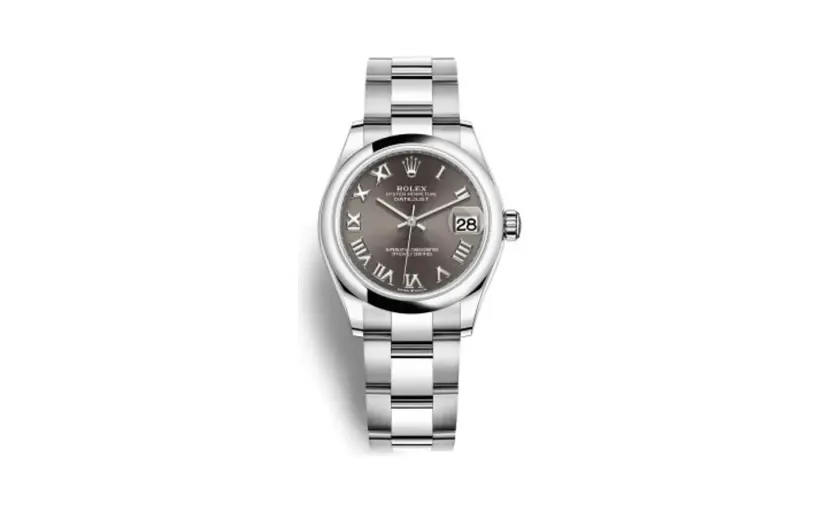 Rolex Datejust 31 Stainless Steel / Oyster / Grey - Roman