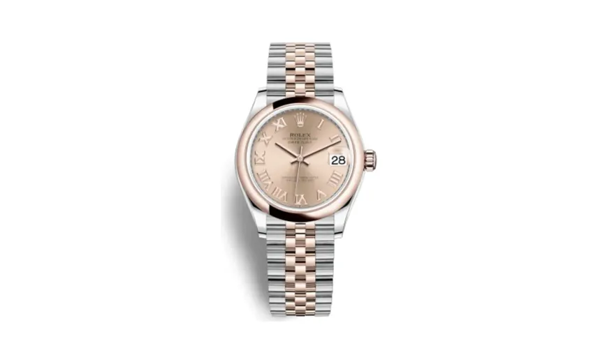 Rolex Datejust 31 Stainless Steel/ Rose Gold / Domed / Rose - Roman / Jubilee