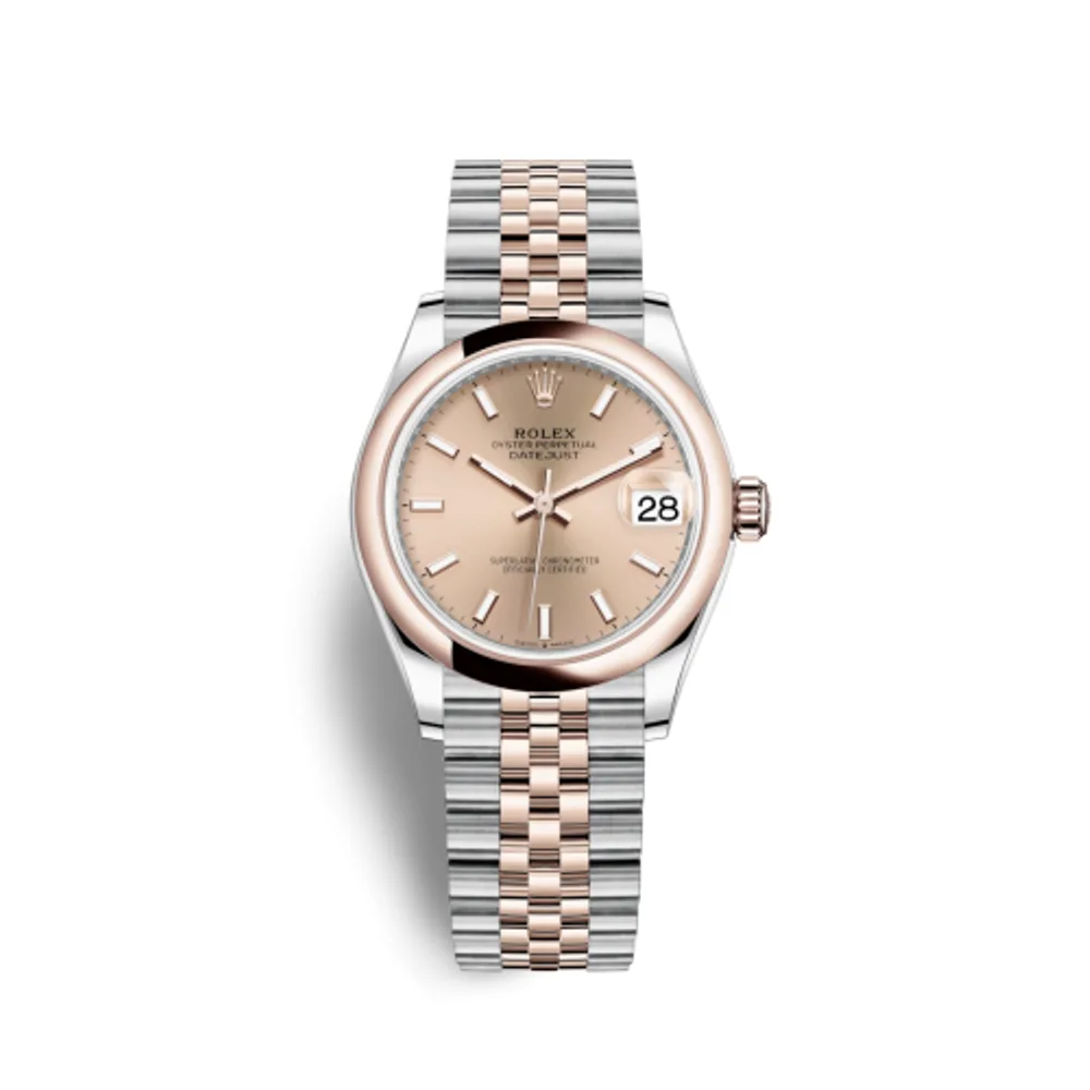 Rolex Datejust 31 Stainless Steel/ Rose Gold / Domed / Rose / Jubilee