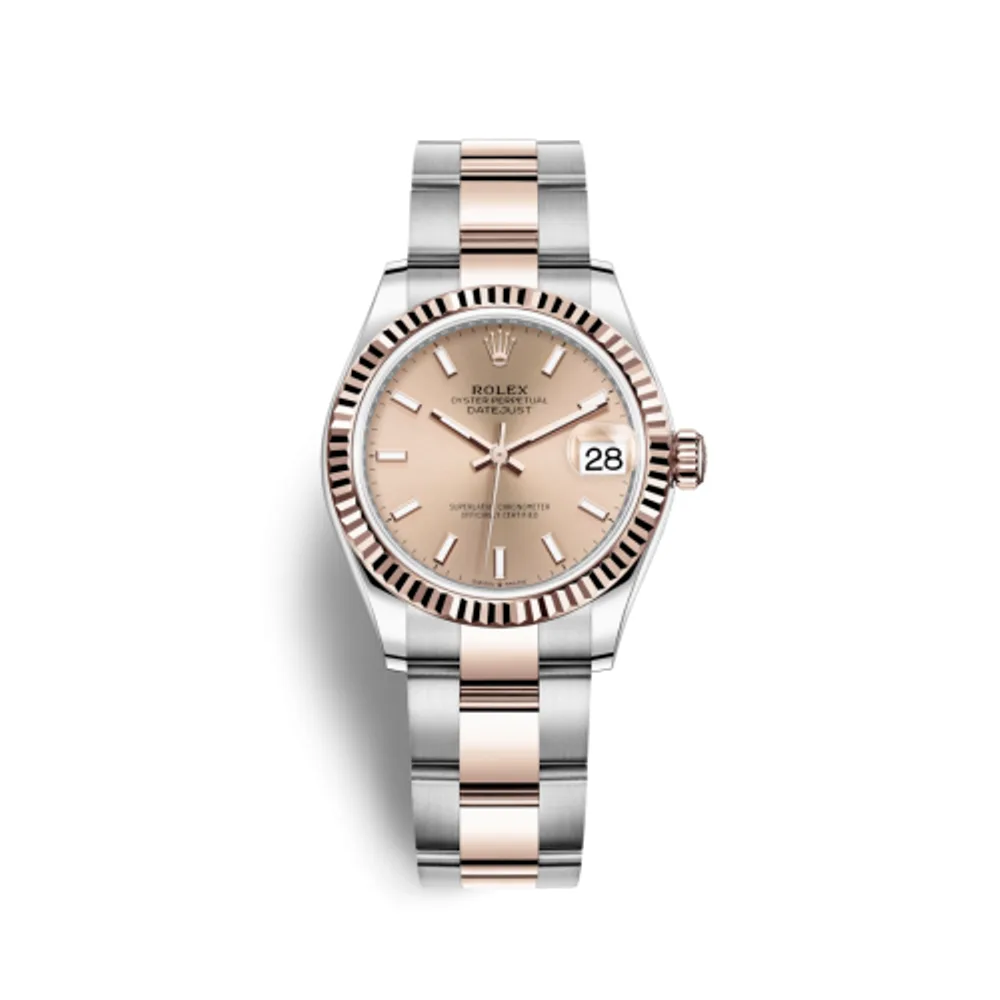 Rolex Datejust 31 Stainless Steel/ Rose Gold / Fluted / Rose / Oyster